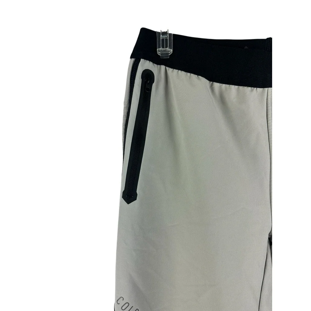 Adidas Cold Rdy Training Pants Mens Sz M Gray Zip Pockets Outdoors Athletic